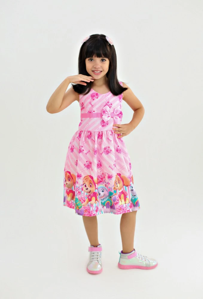 vestido patrulha canina