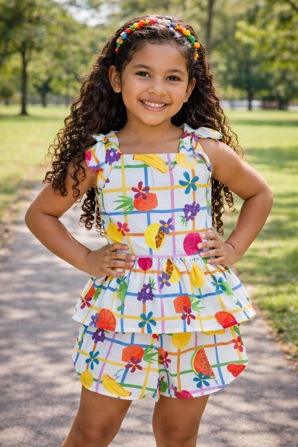 conjunto alças reguláveis "frutas"