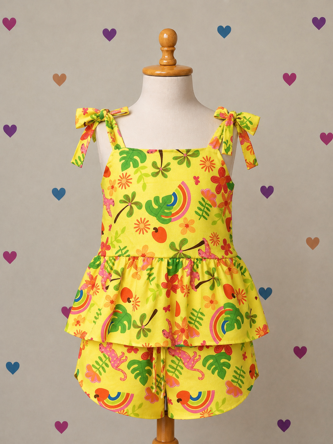 conjunto alças reguláveis amarelo