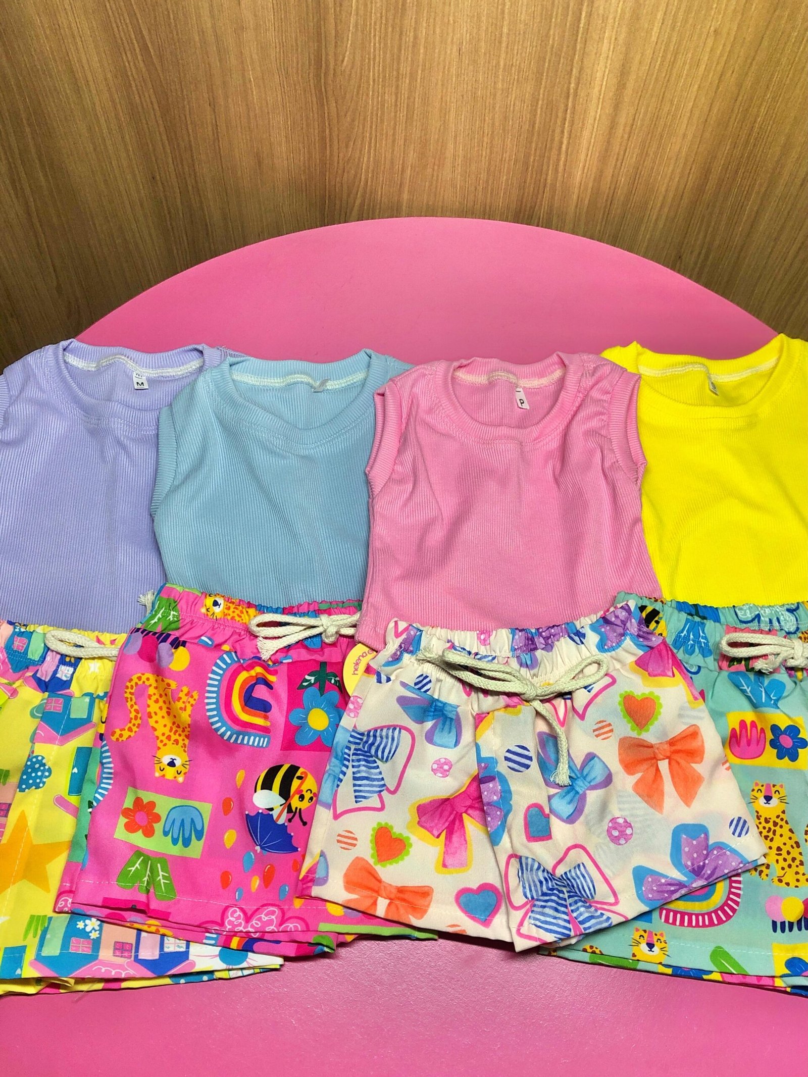 conjunto com short saia