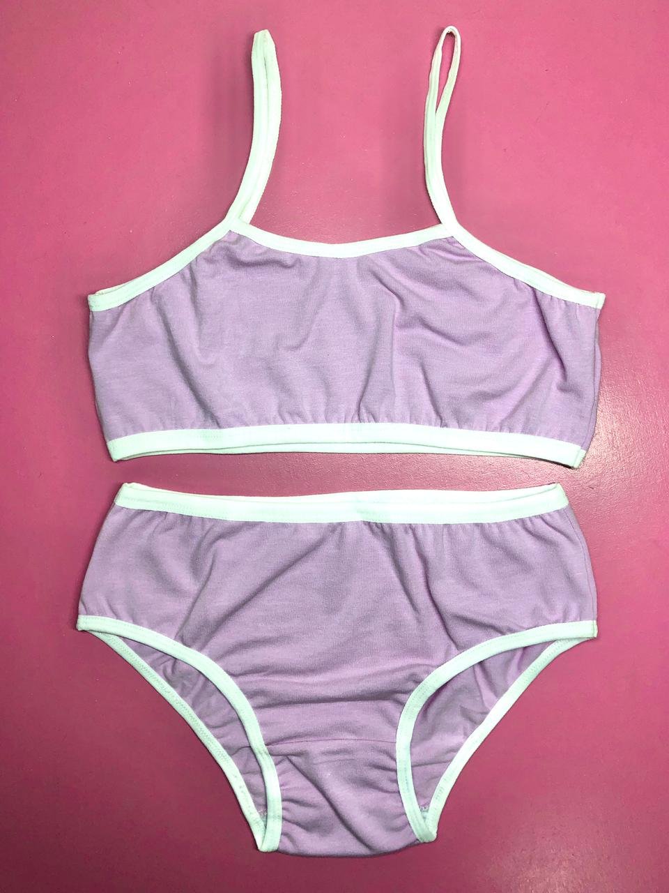 kit calcinha infantil + top